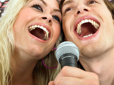 singing